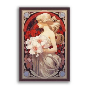 GF-ART NOUVEAU-029. Papel de arroz de gran tamaño