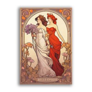 GF-ART NOUVEAU-031. Papel de arroz de gran tamaño