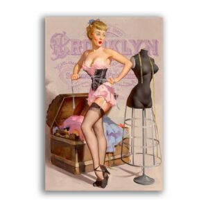 GF-PIN-UP-018. Papel de arroz de gran tamaño