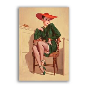 GF-PIN-UP-019. Papel de arroz de gran tamaño