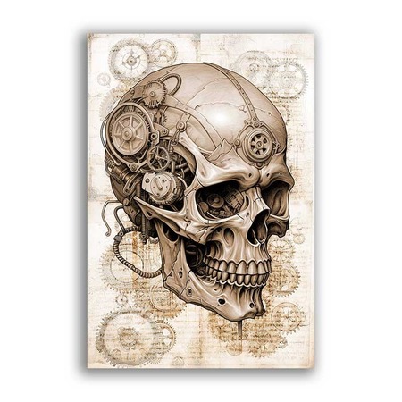 GF-CALAVERAS-031. Papel de arroz de gran tamaño