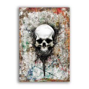 GF-CALAVERAS-032. Papel de arroz de gran tamaño