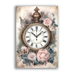 GF-RELOJES-027. Papel de arroz de gran tamaño