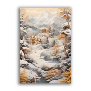 GF-PAISAJES-034. Papel de arroz de gran tamaño