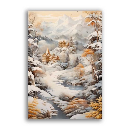 GF-PAISAJES-034. Papel de arroz de gran tamaño