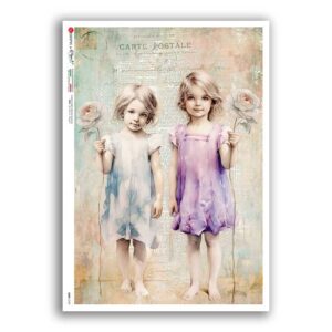 BABY-0109. Papel de Arroz niños para decoupage