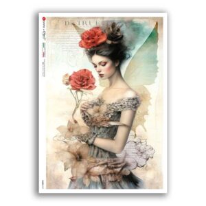 FAIRIES-0107. Papel de Arroz hadas para decoupage.