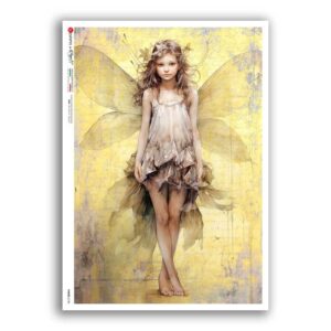 FAIRIES-0108. Papel de Arroz hadas para decoupage.