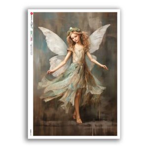 FAIRIES-0109. Papel de Arroz hadas para decoupage.
