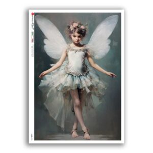 FAIRIES-0110. Papel de Arroz hadas para decoupage.