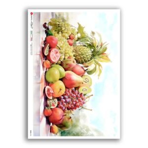 FOOD-0165. Papel de Arroz comida para decoupage.