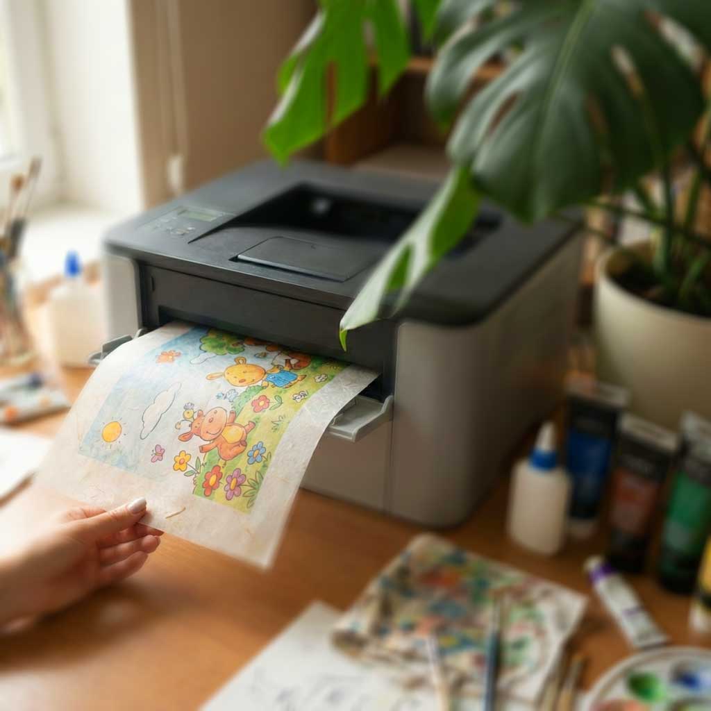 Papel de arroz imprimible