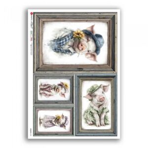 COUNTRY-0100. Papel de arroz para decoupage — Country