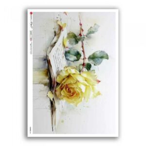 FLOWERS-0461. Papel de arroz para decoupage — Flores