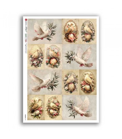 HOLIDAY-0179. Papel de arroz para decoupage — Festividad