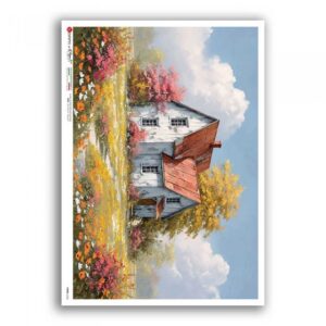 VIEWS-0242. Papel de arroz para decoupage — Paisaje
