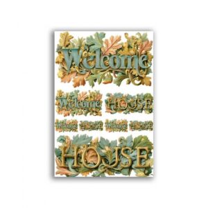 GF-CALLIGRAPHY-005. Papel de arroz para decoupage — CALLIGRAPHY — gran formato