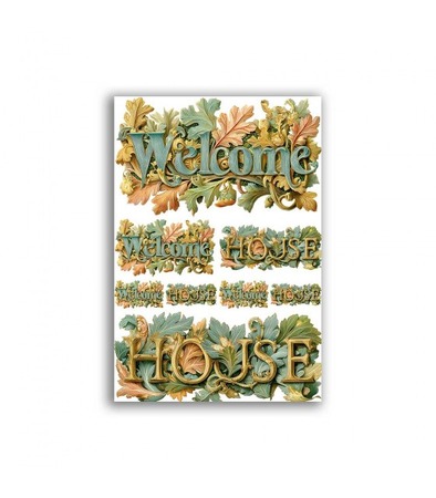 GF-CALLIGRAPHY-005. Papel de arroz para decoupage — CALLIGRAPHY — gran formato