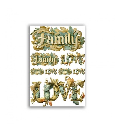 GF-CALLIGRAPHY-006. Papel de arroz para decoupage — CALLIGRAPHY — gran formato