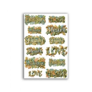 GF-CALLIGRAPHY-008. Papel de arroz para decoupage — CALLIGRAPHY — gran formato