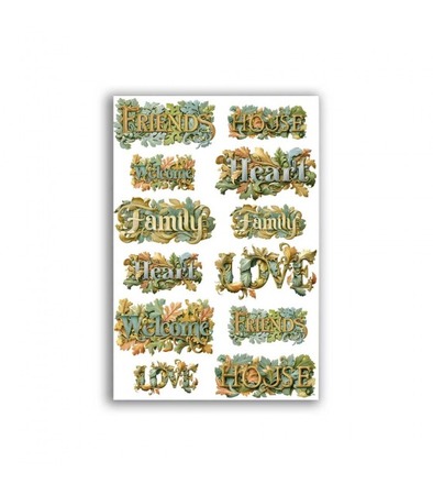 GF-CALLIGRAPHY-008. Papel de arroz para decoupage — CALLIGRAPHY — gran formato