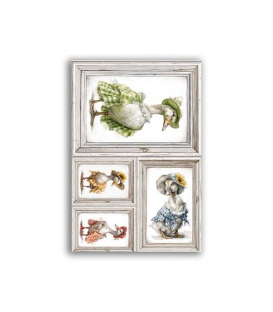 GF-COUNTRY-034. Papel de arroz para decoupage — COUNTRY — gran formato