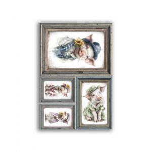 GF-COUNTRY-036. Papel de arroz para decoupage — COUNTRY — gran formato