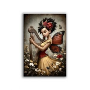 GF-FATE-055. Papel de arroz para decoupage — HADAS — gran formato