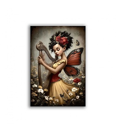 GF-FATE-055. Papel de arroz para decoupage — HADAS — gran formato