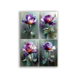 GF-FIORI-125. Papel de arroz para decoupage — FLORES — gran formato