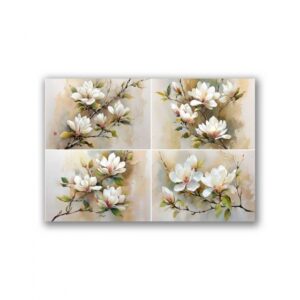 GF-FIORI-133. Papel de arroz para decoupage — FLORES — gran formato
