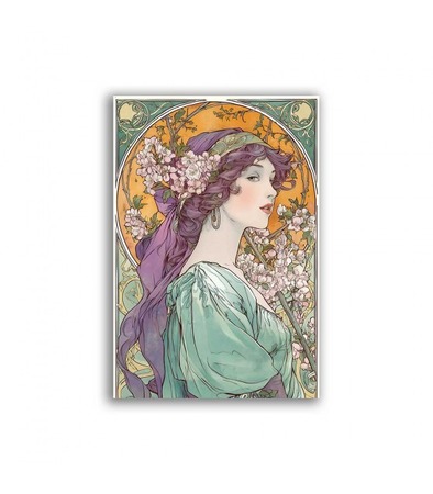 GF-ART NOUVEAU-059. Papel de arroz para decoupage — ART NOUVEAU — gran formato