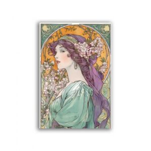 GF-ART NOUVEAU-060. Papel de arroz para decoupage — ART NOUVEAU — gran formato