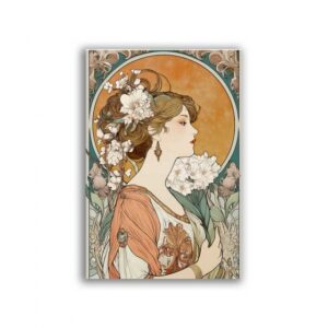 GF-ART NOUVEAU-061. Papel de arroz para decoupage — ART NOUVEAU — gran formato
