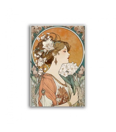 GF-ART NOUVEAU-061. Papel de arroz para decoupage — ART NOUVEAU — gran formato
