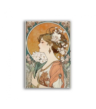 GF-ART NOUVEAU-062. Papel de arroz para decoupage — ART NOUVEAU — gran formato