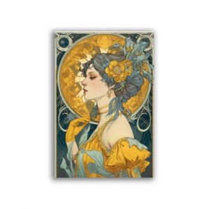 GF-ART NOUVEAU-063. Papel de arroz para decoupage — ART NOUVEAU — gran formato