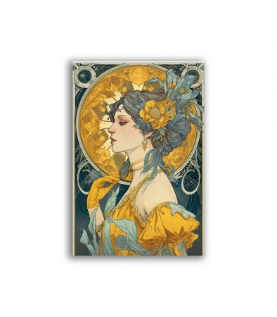 GF-ART NOUVEAU-063. Papel de arroz para decoupage — ART NOUVEAU — gran formato