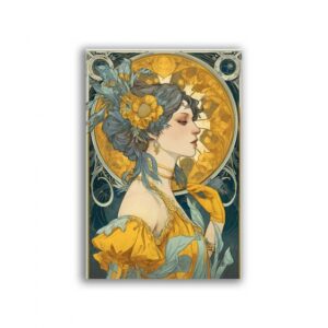 GF-ART NOUVEAU-064. Papel de arroz para decoupage — ART NOUVEAU — gran formato