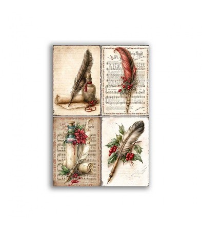 GF-OGGETTI-ANTICHI-036. Papel de arroz para decoupage — OBJETOS ANTIGUOS — gran formato