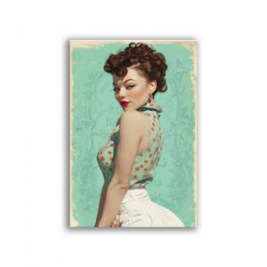 GF-PIN-UP-033. Papel de arroz para decoupage — PIN-UP — gran formato