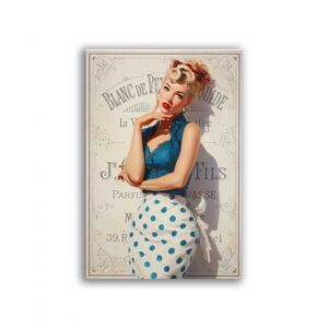 GF-PIN-UP-034. Papel de arroz para decoupage — PIN-UP — gran formato