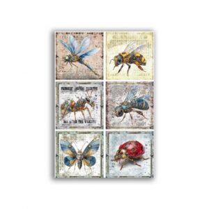 GF-STEAMPUNK-014. Papel de arroz para decoupage — STEAMPUNK — gran formato