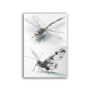 GF-STEAMPUNK-015. Papel de arroz para decoupage — STEAMPUNK — gran formato
