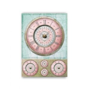 GF-OROLOGI-053. Papel de arroz para decoupage — RELOJES — gran formato