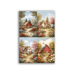 GF-PAESAGGI-078. Papel de arroz para decoupage — PAISAJES — gran formato