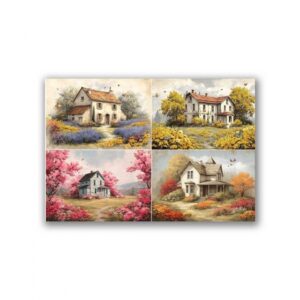 GF-PAESAGGI-079. Papel de arroz para decoupage — PAISAJES — gran formato
