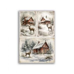 GF-PAESAGGI-083. Papel de arroz para decoupage — PAISAJES — gran formato