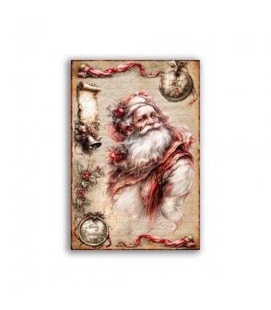GF-NATALE-046. Papel de arroz para decoupage — NAVIDAD — gran formato